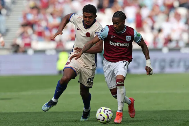 Chelsea star Wesley Fofana seen limping with extensive knee strapping following victory against West Ham