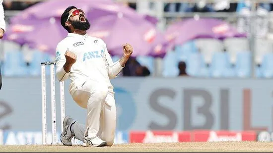 Ajaz Patel shines as New Zealand clinches historic 3-0 Test series victory over India on home soil