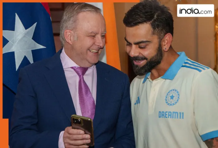 Australia PM Anthony Albanese meets Team India, shares a candid moment with Virat Kohli before the 5th Test